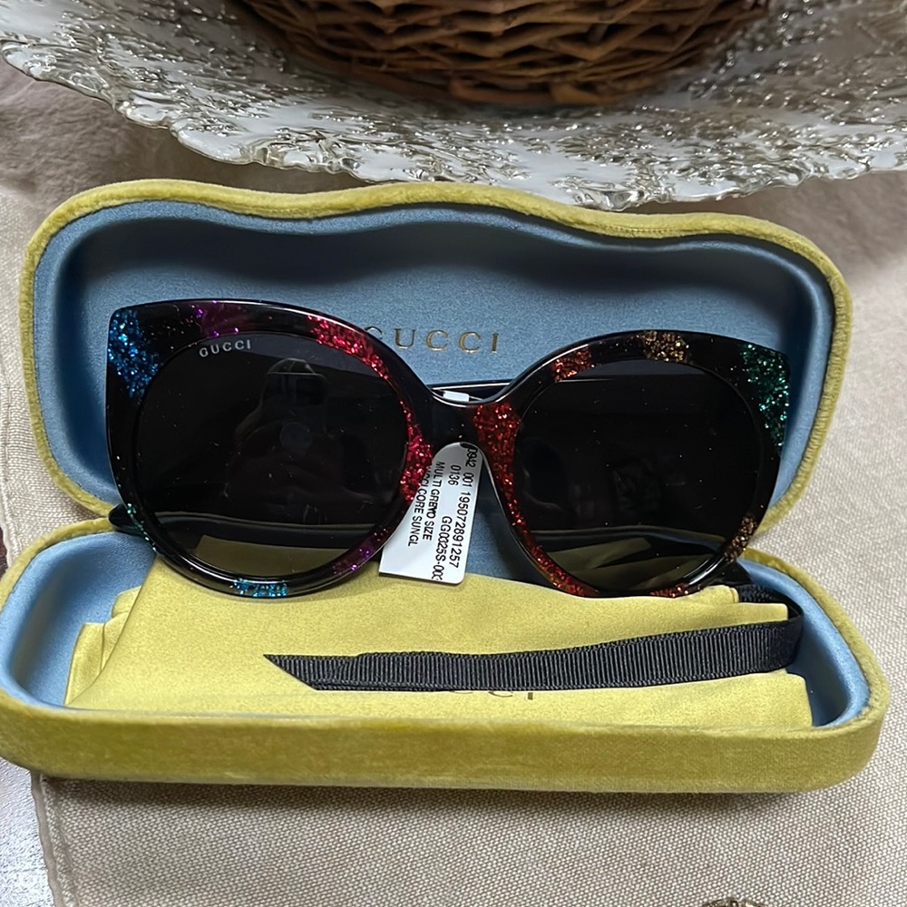 Gucci Glitter Frame Sunglasses